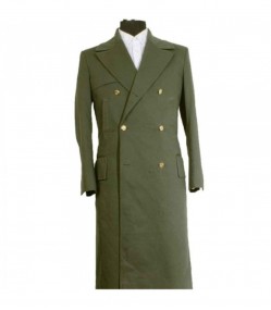 Doctor Who Matt Smith (Eleventh Doctor) Green Cotton Coat